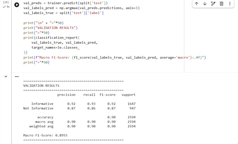 Disaster Tweet Classification – screenshot 1