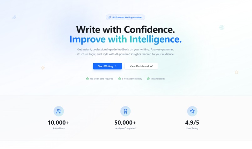 WritingFeedback AI – screenshot 1