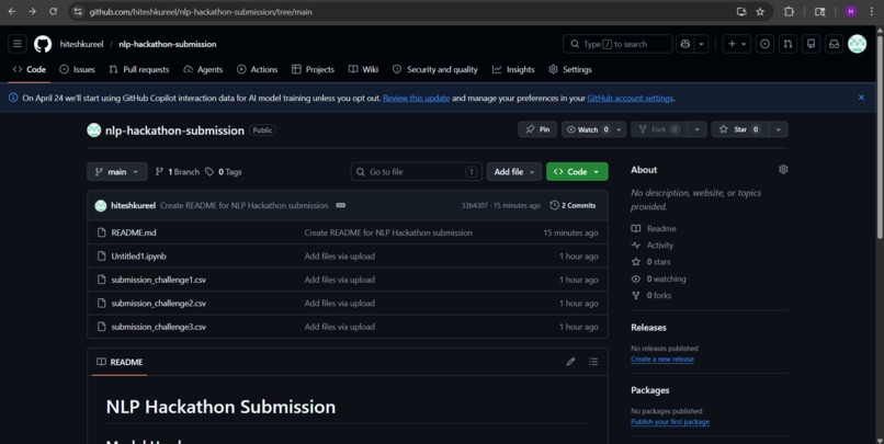 NLP Classification using TF-IDF and Logistic Regression – screenshot 1