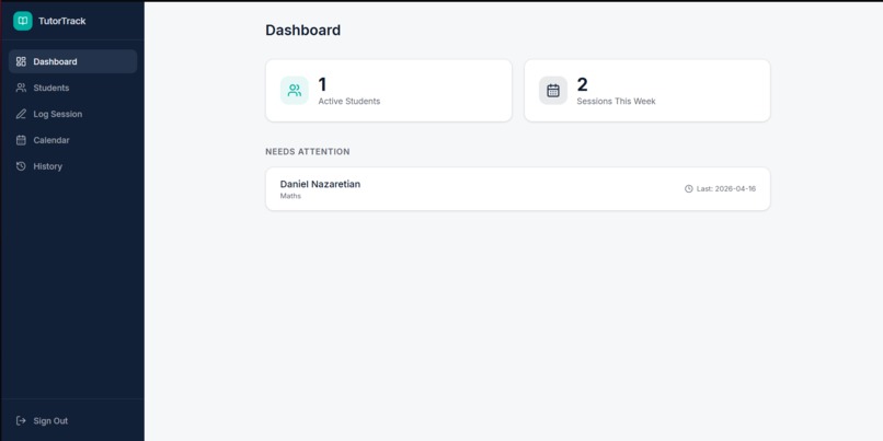 TutorTrackr – screenshot 3