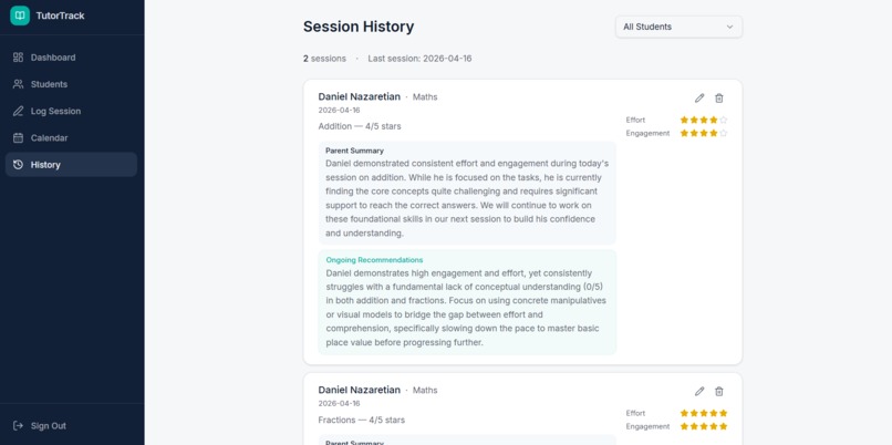 TutorTrackr – screenshot 6
