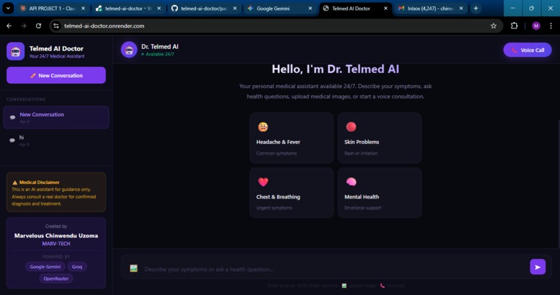 Telmed AI Doctor – screenshot 1