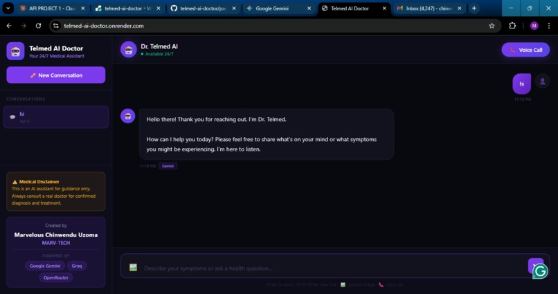 Telmed AI Doctor – screenshot 3