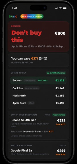 bunq Purchase Advisor – screenshot 4