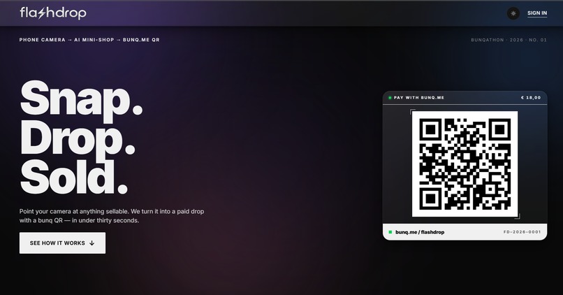 Flashdrop – screenshot 1