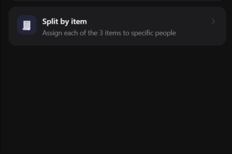 Smart Splitting, Personalized by Your Habits