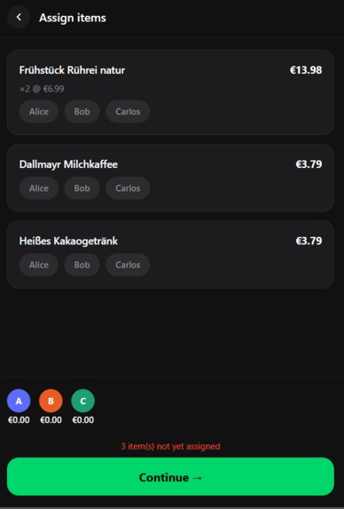 Smart Splitting, Personalized by Your Habits – screenshot 3