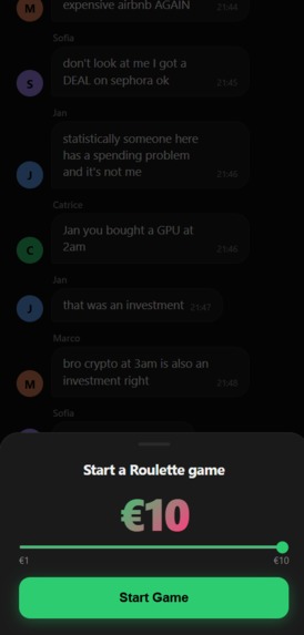Transaction Roulette – screenshot 3