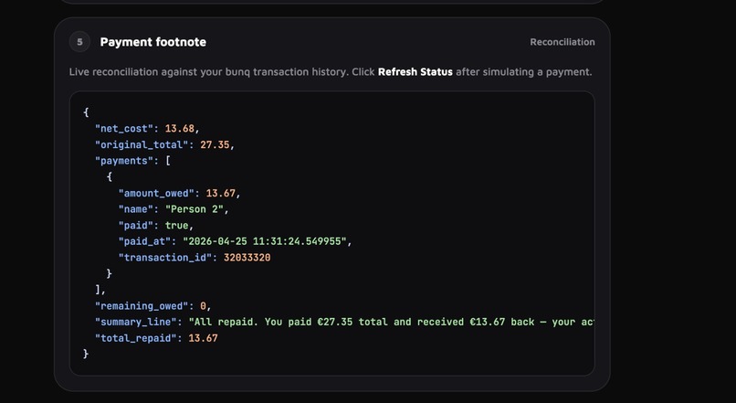 Tikkie split – screenshot 1