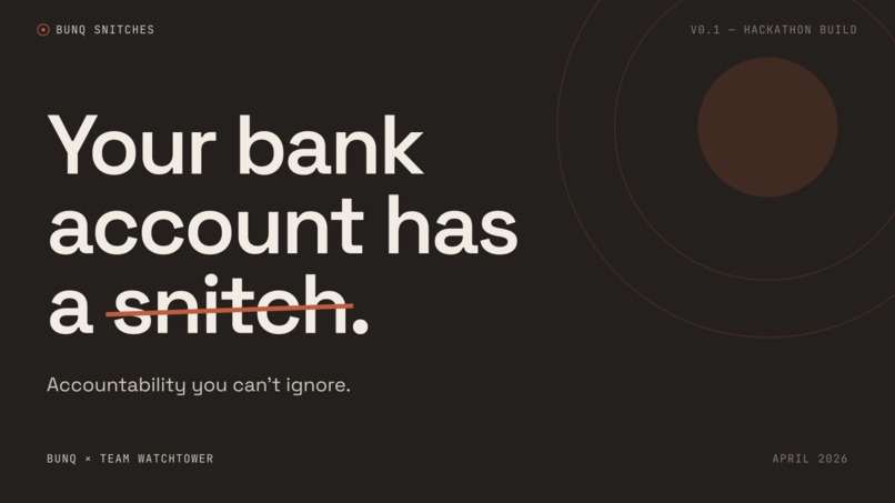 Bunq Snitch – screenshot 1