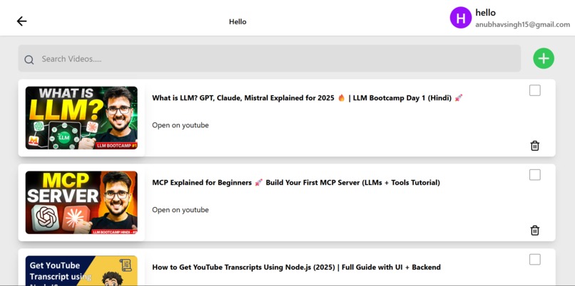 Learning Organizer - AI powered video learning platform – screenshot 3