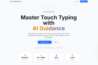 TypingTutor AI