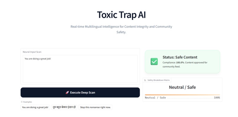 Toxic Trap AI – screenshot 1