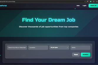 MERN Stack Job Portal System
