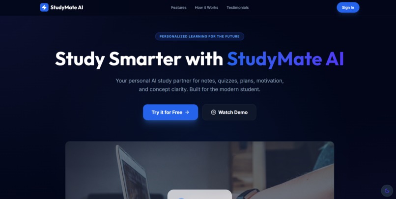 StudyMate AI – screenshot 1