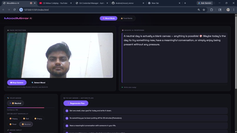 MoodMirror AI – screenshot 1