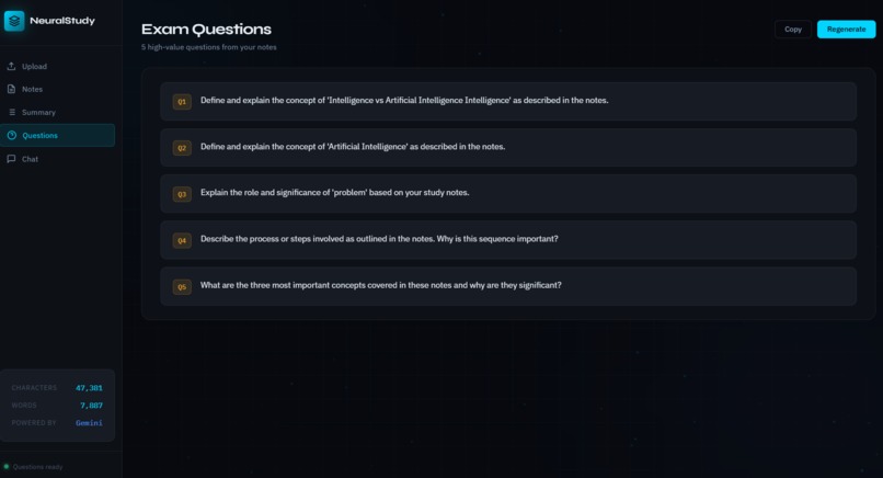 ai-study-demo – screenshot 4