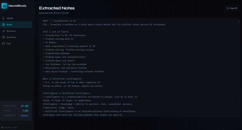 ai-study-demo – screenshot 5