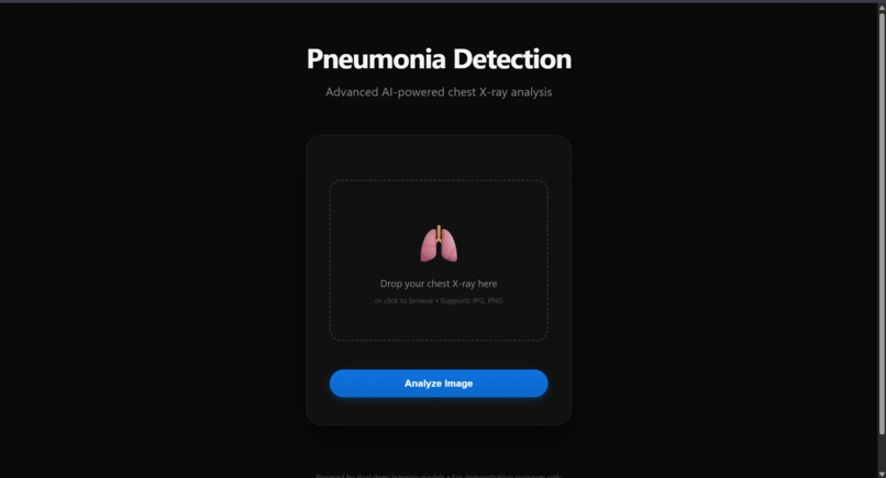 Pneumonia Detection with Machine Learning – screenshot 1