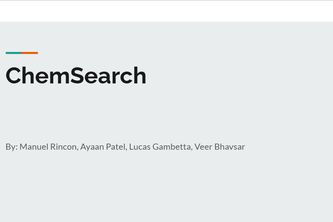 ChemSearch - Beginner
