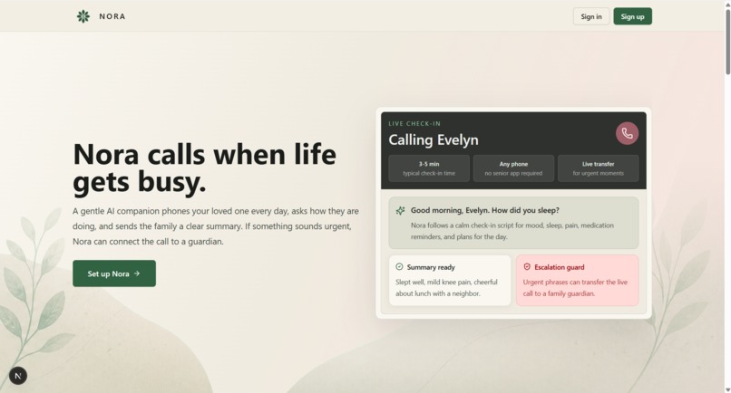 Nora – screenshot 1