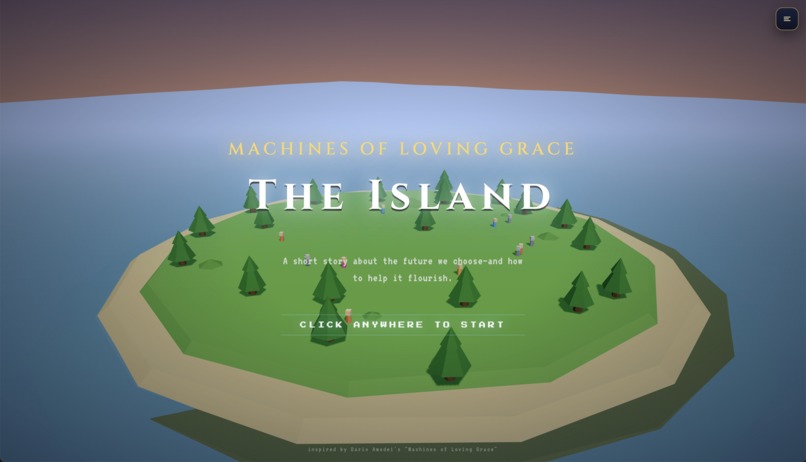 Machines of Loving Grace: The Island – screenshot 1