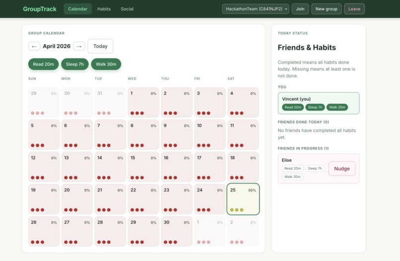 GroupTrack – screenshot 2
