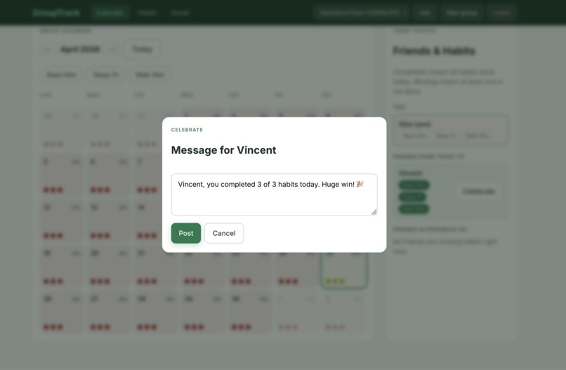 GroupTrack – screenshot 5