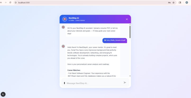 NextStepAI – screenshot 3