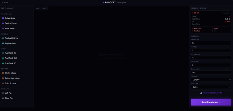 Roocket - Rocket Physics Simulator (Advanced) – screenshot 4