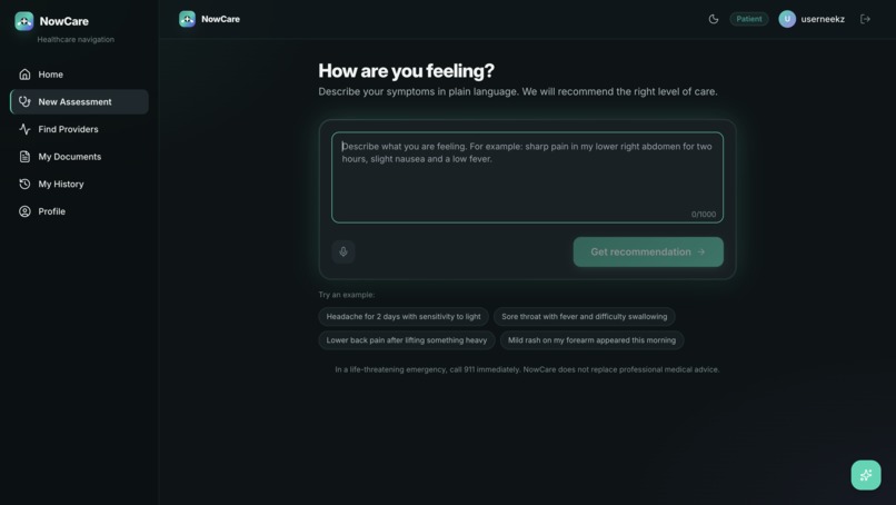 NowCare – screenshot 3