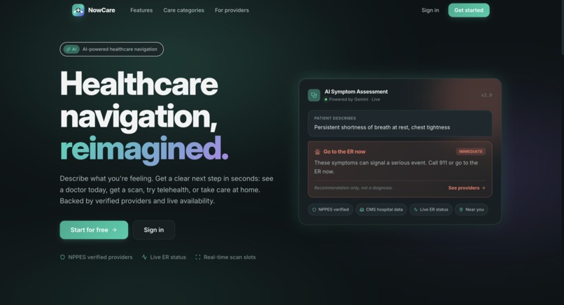 NowCare – screenshot 1