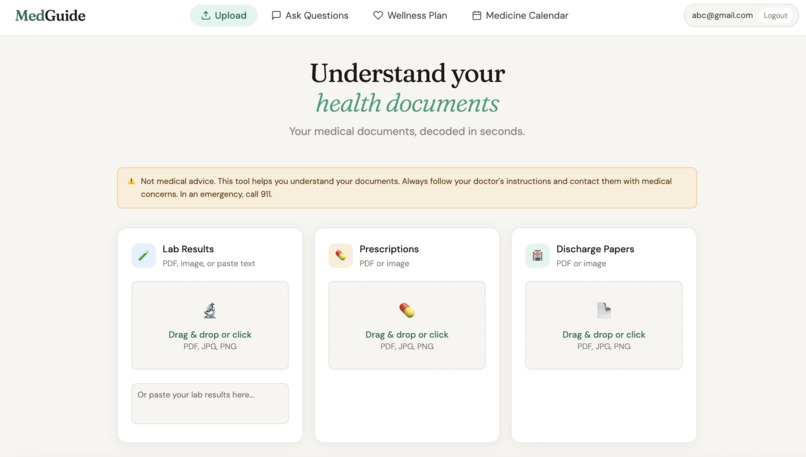 MedGuide – screenshot 1