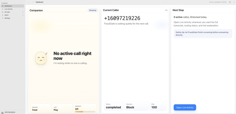FraudGate – screenshot 1