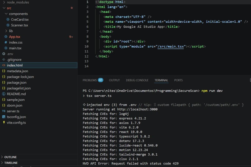 SecureScan – screenshot 1