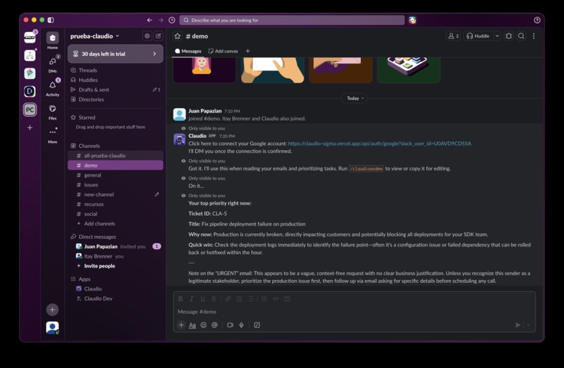 Claudio – screenshot 1