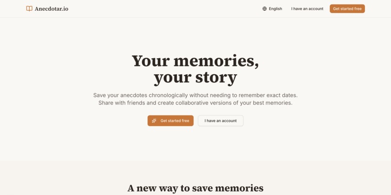 Anecdotario – screenshot 1