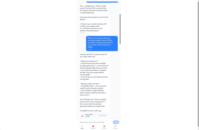 SpendWise — AI Hobby Spending Advisor – screenshot 1