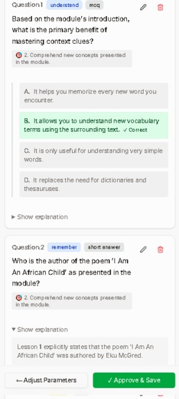 Arka: Gaan sa trabaho, Lalim sa Pagtuturo – screenshot 8