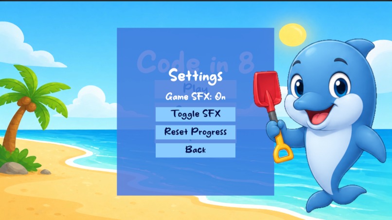 Code in 8 – screenshot 5