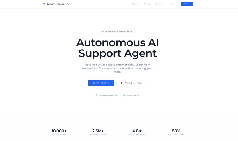 CustomerSupport AI – screenshot 2