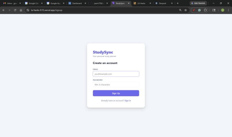 StudySync – screenshot 2