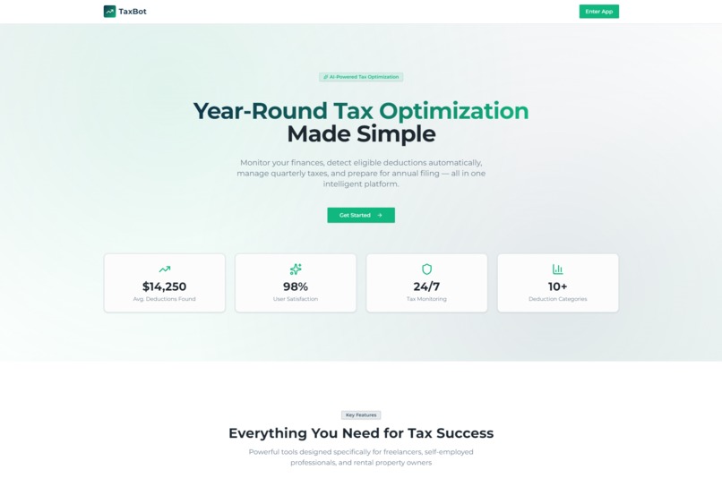 TaxBot – screenshot 1