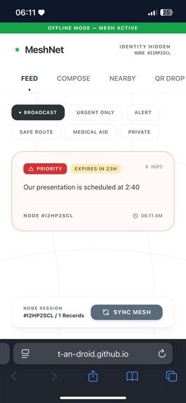 MeshNet – screenshot 1