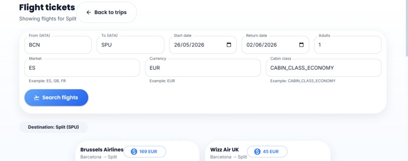 DreamTrip – screenshot 2