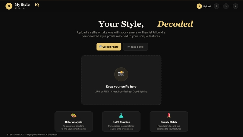 MyStyleIQ — AI-Powered Personal Styling Intelligence – screenshot 1