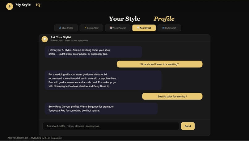 MyStyleIQ — AI-Powered Personal Styling Intelligence – screenshot 4