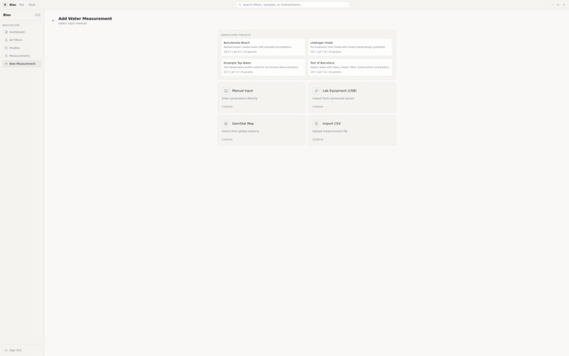 Blau - Water Quality Analysis Platform using Quantum – screenshot 2