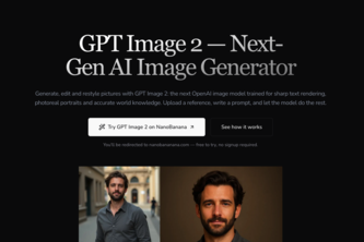 GPT Image 2 — Next-Gen AI Image Generator