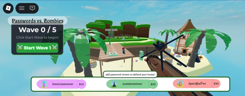 Passwords VS. Zombies – screenshot 1